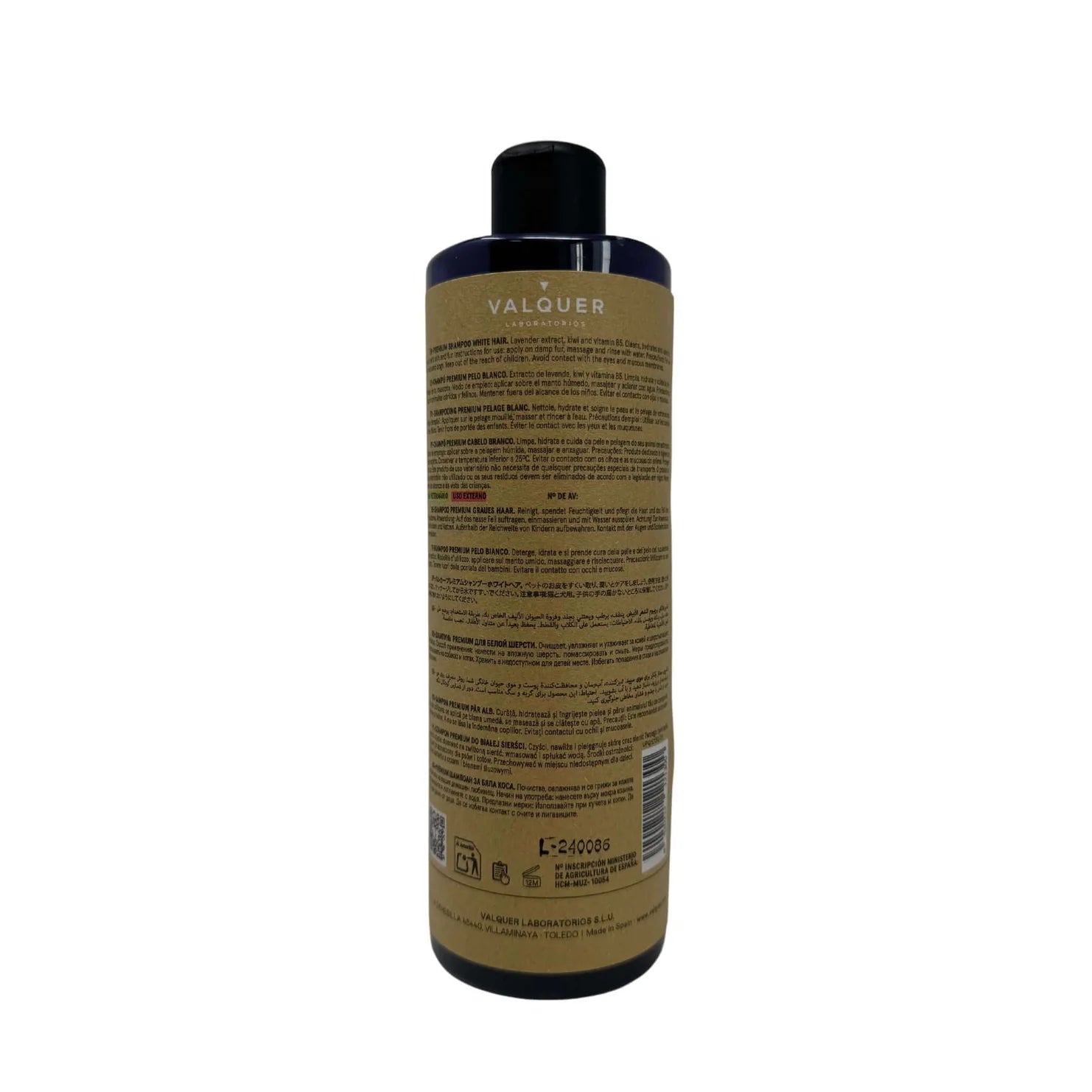 Champú Premium Pelo Blanco "Happy Pets"