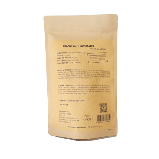 Piel de Camello - Snack Natural Hipoalergénico de Larga Duración para Perros