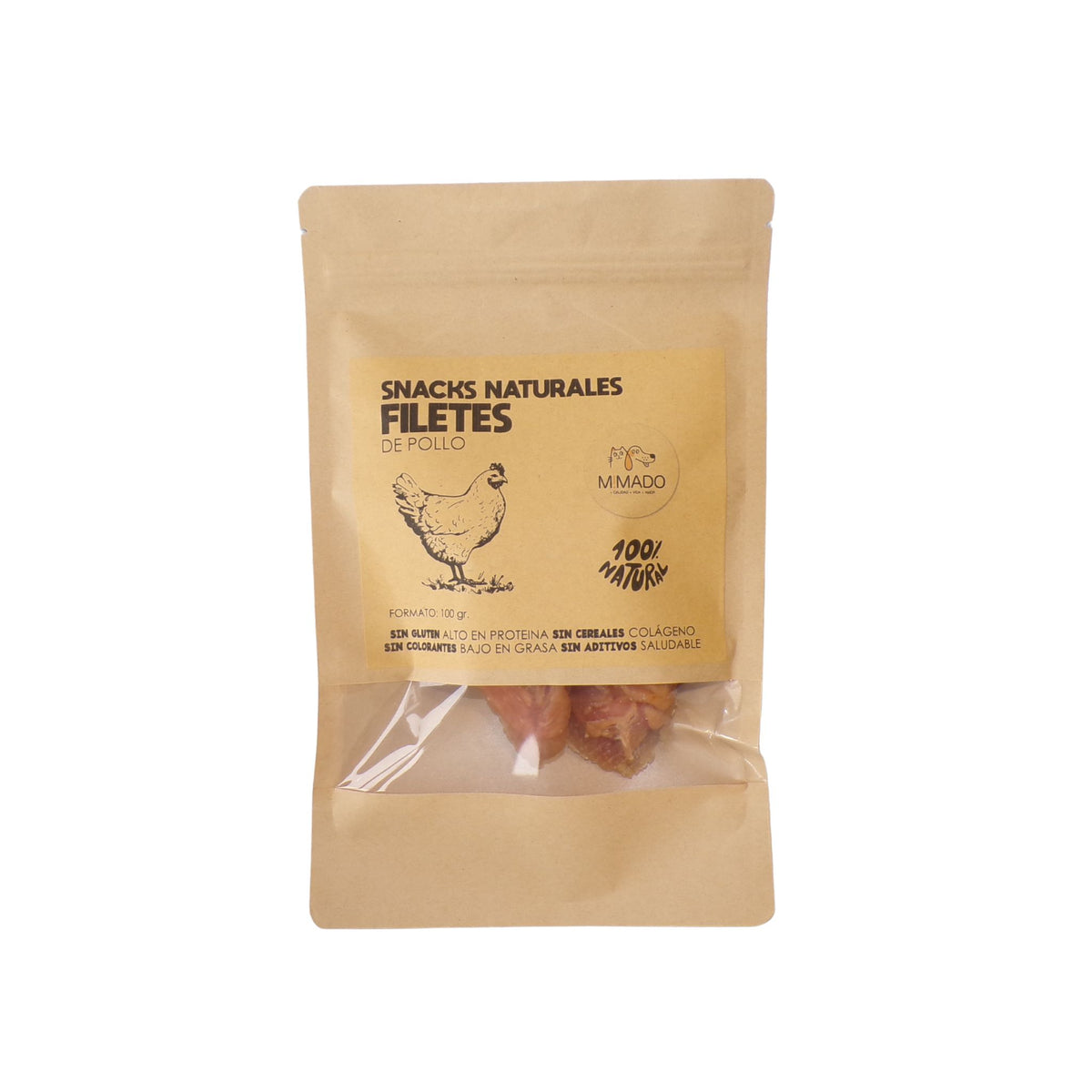 Filetes de Pollo Deshidratado (Altos en Proteína)
