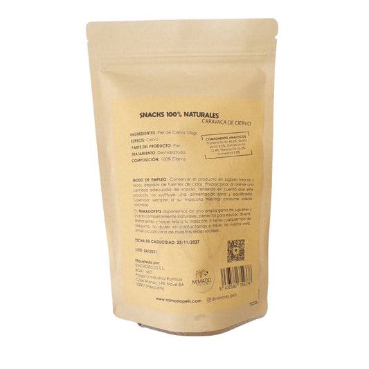 Caravaca de Ciervo - Mordedor Natural para Perros Rico en Proteína y Fibra