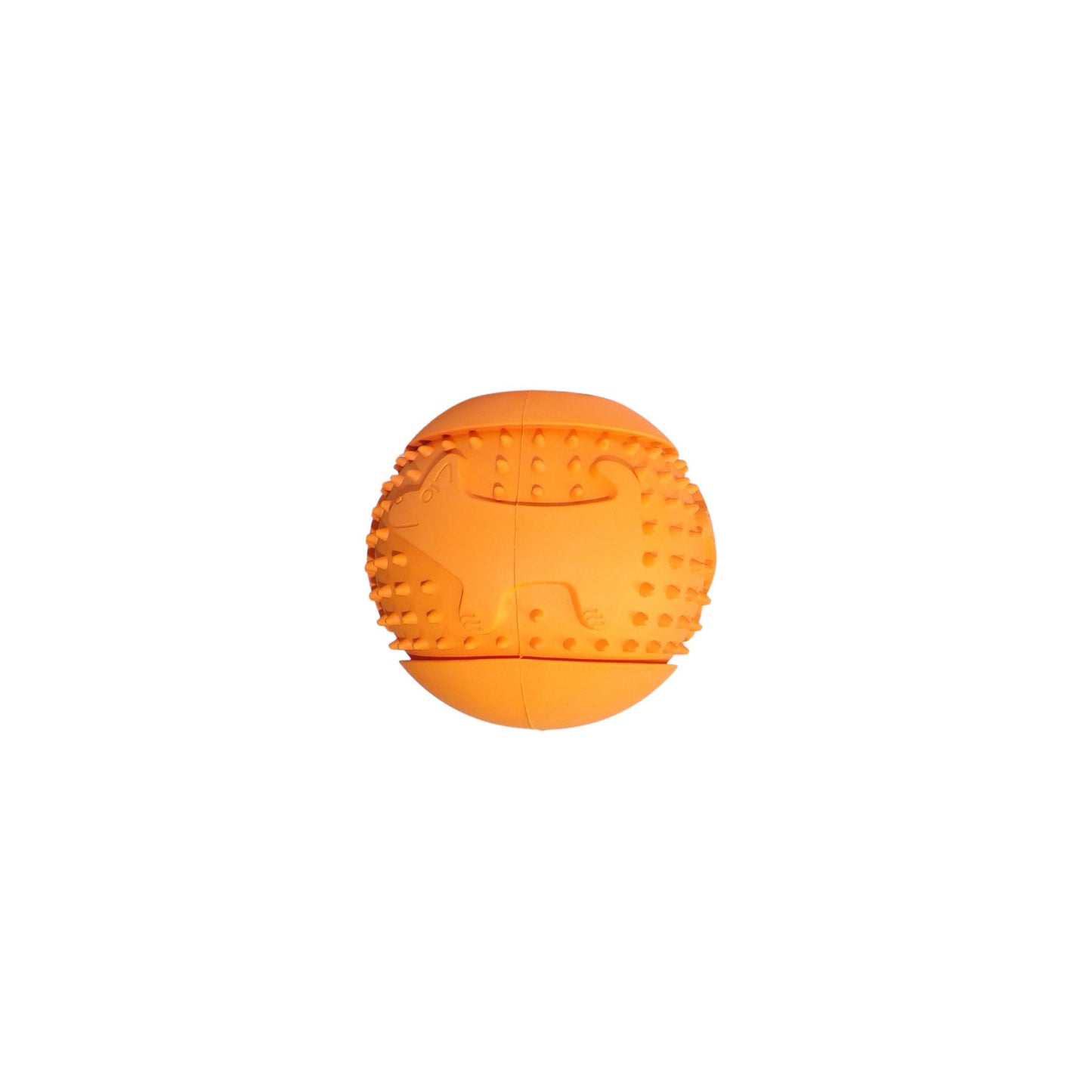 Fill Ball (Pelota) - Juguete Interactivo Rellenable de Caucho Natural para Perros y Gatos
