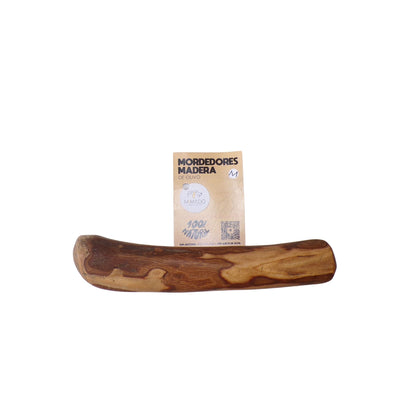 Mordedor de Madera de Olivo - Calmante Natural y Dental Para Perros