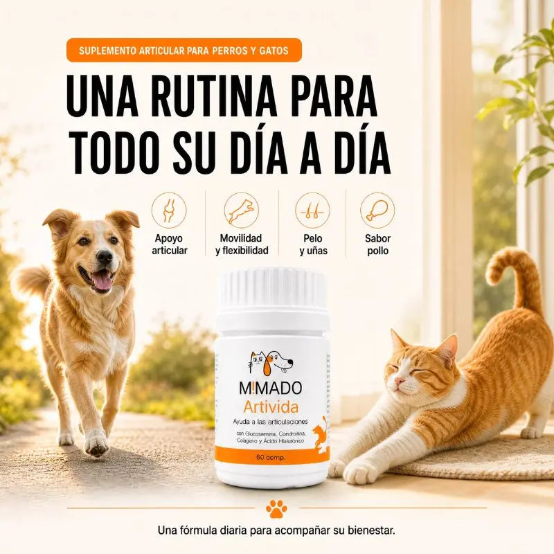 ArtiVida — Suplemento articular diario para perros y gatos