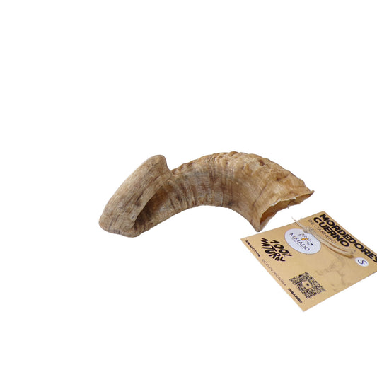 Cuerno de Carnero - Mordedor Natural Rellenable de Dureza Media para Perros