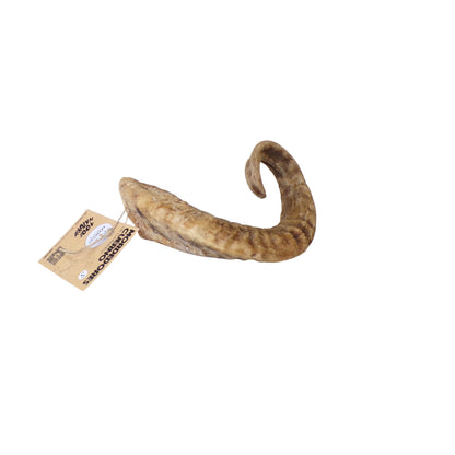 Cuerno de Carnero - Mordedor Natural Rellenable de Dureza Media para Perros