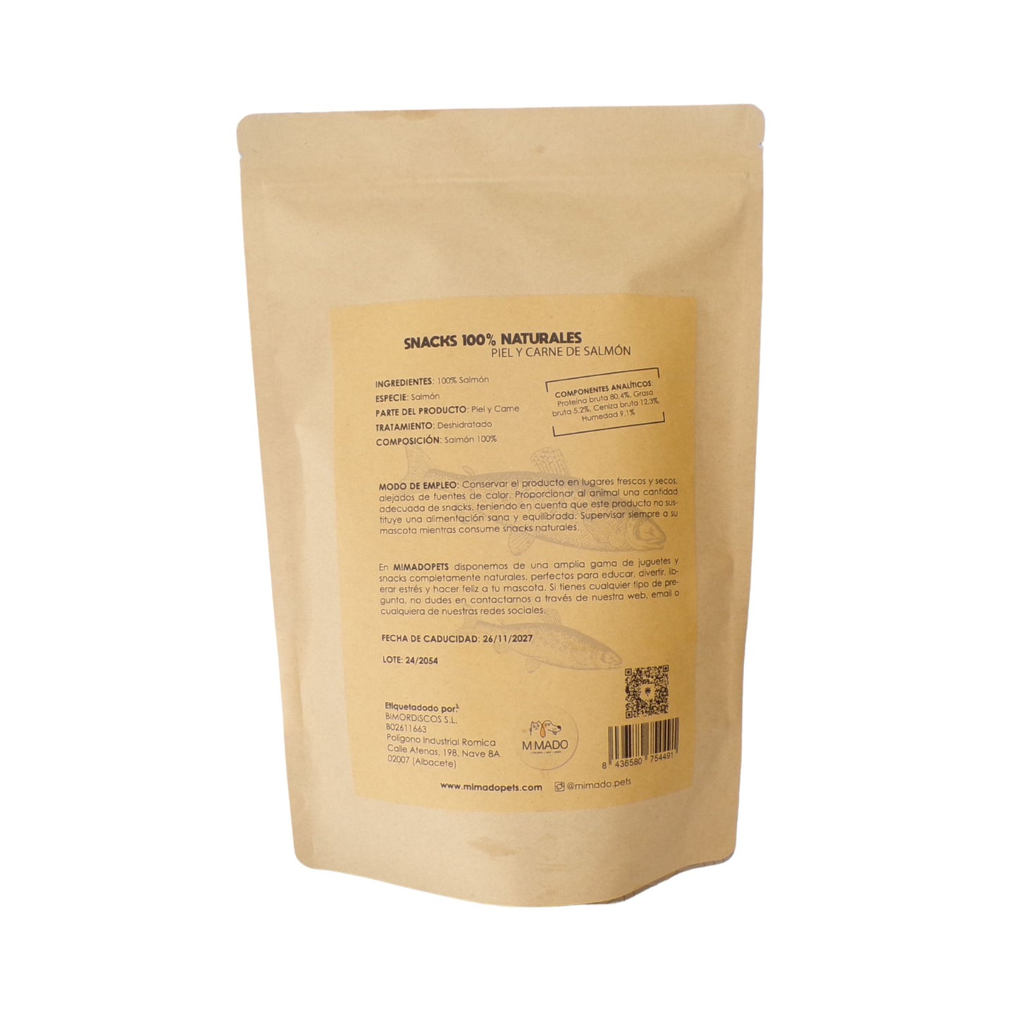 Tiras XL de Salmón (Omega-3)