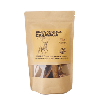 Caravaca de Ciervo - Mordedor Natural para Perros Rico en Proteína y Fibra