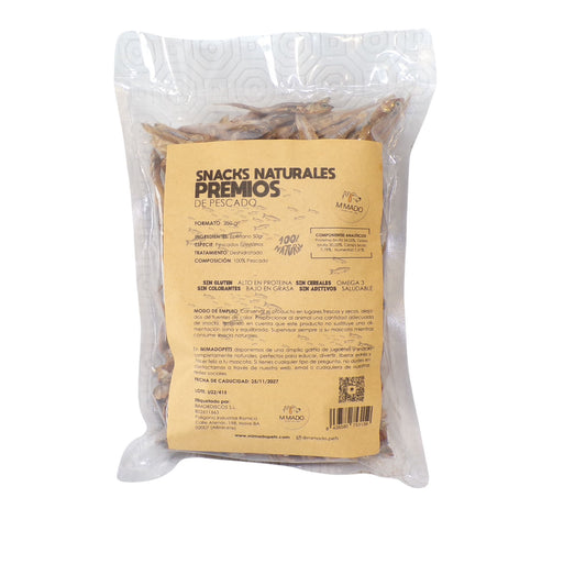 Pescaditos Eperlanos - Snack Natural de Mar para Perros y Gatos