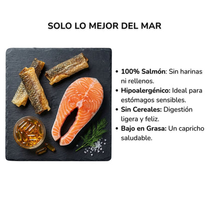 Sushi de Salmón Natural (Omega-3)