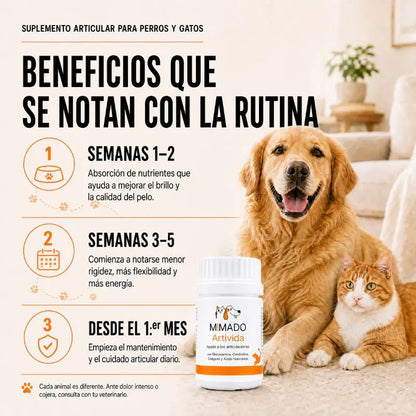 ArtiVida — Suplemento articular diario para perros y gatos
