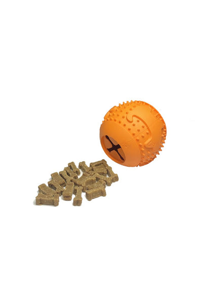 Fill Ball (Pelota) - Juguete Interactivo Rellenable de Caucho Natural para Perros y Gatos