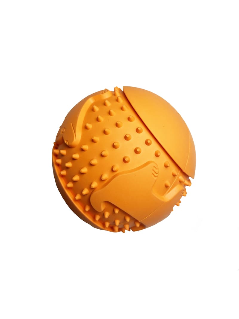 Fill Ball (Pelota) - Juguete Interactivo Rellenable de Caucho Natural para Perros y Gatos