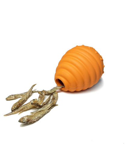 Juguete para Perros Mystery EGG - Juguete Interactivo Rellenable de Caucho Natural