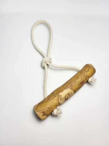 Mordedor de Madera de Café con Cuerda - Juego de Fuerza y Sabor Mejorado