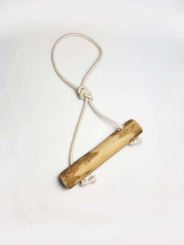 Mordedor de Madera de Café con Cuerda - Juego de Fuerza y Sabor Mejorado