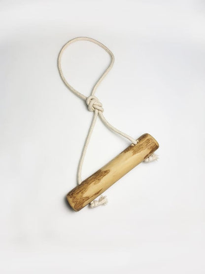 Mordedor de Madera de Café con Cuerda - Juego de Fuerza y Sabor Mejorado